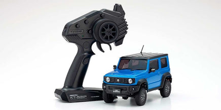 Kyosho - Mini-Z 4x4 Suzuki Jimny Sierra Brisk Blue Metallic Ready Set - Hobby Recreation Products