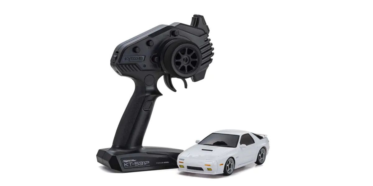 Mini-Z AWD Mazda Savanna RX-7 FC3S White| Hobby Recreation Products