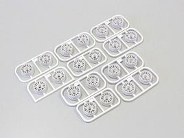 Kyosho - Multi Offset Wheel Set II, for Mini-Z, Rays RE30 Styling, White (20pcs) - Hobby Recreation Products