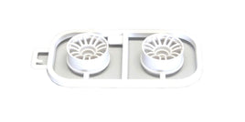 Kyosho - Multi Wheel II N/Offset 2.5 (White/RE30/2 - Hobby Recreation Products