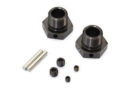 Kyosho - Wheel Hub, Gunmetal, MP10 TK12 (2pc) - Hobby Recreation Products