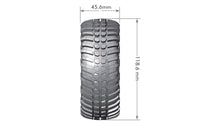 Louise R/C - CR-Ardent 1/10 1.9" Crawler Tires, 12mm Hex, Super Soft, Mounted on Black Rim, Front/Rear (2) - Hobby Recreation Products