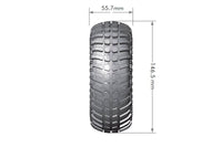 Louise R/C - CR-Ardent 1/10 2.2" Crawler Tires, 12mm Hex, Super Soft, Mounted on Black Rim, Front/Rear (2) - Hobby Recreation Products