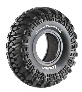 Louise R/C - CR-Champ 1/10 2.2" Crawler Tires, Super Soft, Front/Rear (2) - Hobby Recreation Products