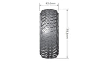 Louise R/C - CR-Griffin 1/10 1.9" Crawler Tires, 12mm Hex, Super Soft, Mounted on Black Rim, Front/Rear (2) - Hobby Recreation Products