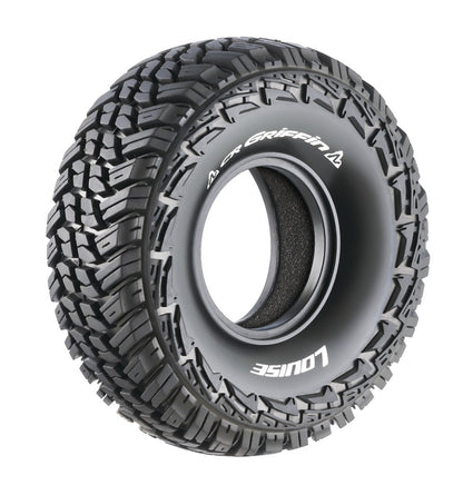 Louise R/C - CR-Griffin 1/10 1.9" Crawler Tires, Super Soft, Front/Rear (2) - Hobby Recreation Products