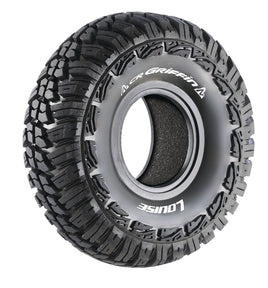 Louise R/C - CR-Griffin 1/10 2.2" Crawler Tires, Super Soft, Front/Rear (2) - Hobby Recreation Products