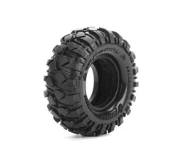 Louise R/C - CR-Rowdy 1/18, 1/24 1.0" Crawler Tires, Super Soft, Front/Rear (2) - Hobby Recreation Products