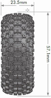 Louise R/C - CR-Uphill 1/18, 1/24 1.0" Crawler Tires, Super Soft, Front/Rear (2) - Hobby Recreation Products