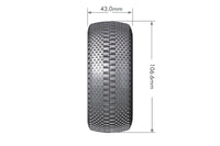 Louise R/C - SC-Groove 1/10 Short Course Tires, Soft, 12, 14 & 17mm Removable Hex on Black Rim (2) - Hobby Recreation Products