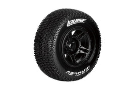 Louise R/C - SC-Maglev 1/10 Short Course Tires, Soft, 12, 14 & 17mm Removable Hex on Black Rim (2) - Hobby Recreation Products