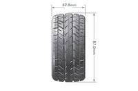 Louise R/C - ST-Rocket 1/16 Stadium Truck Tires, 12mm Hex, Soft, Mounted on Black Spoke Rim, Front/Rear (2) - Hobby Recreation Products