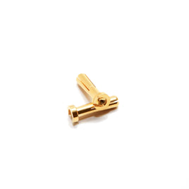 Maclan Racing - Maclan MAX CURRENT 4mm Gold Bullet Connectors (2 pcs) - Hobby Recreation Products