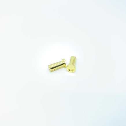 Maclan Racing - Maclan MAX Current 5mm Low Profile Gold Bullet Connectors (2pcs) - Hobby Recreation Products