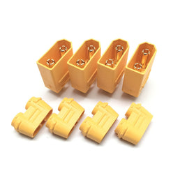 Maclan Racing - XT90 Connectors (4) Male Only - Hobby Recreation Products