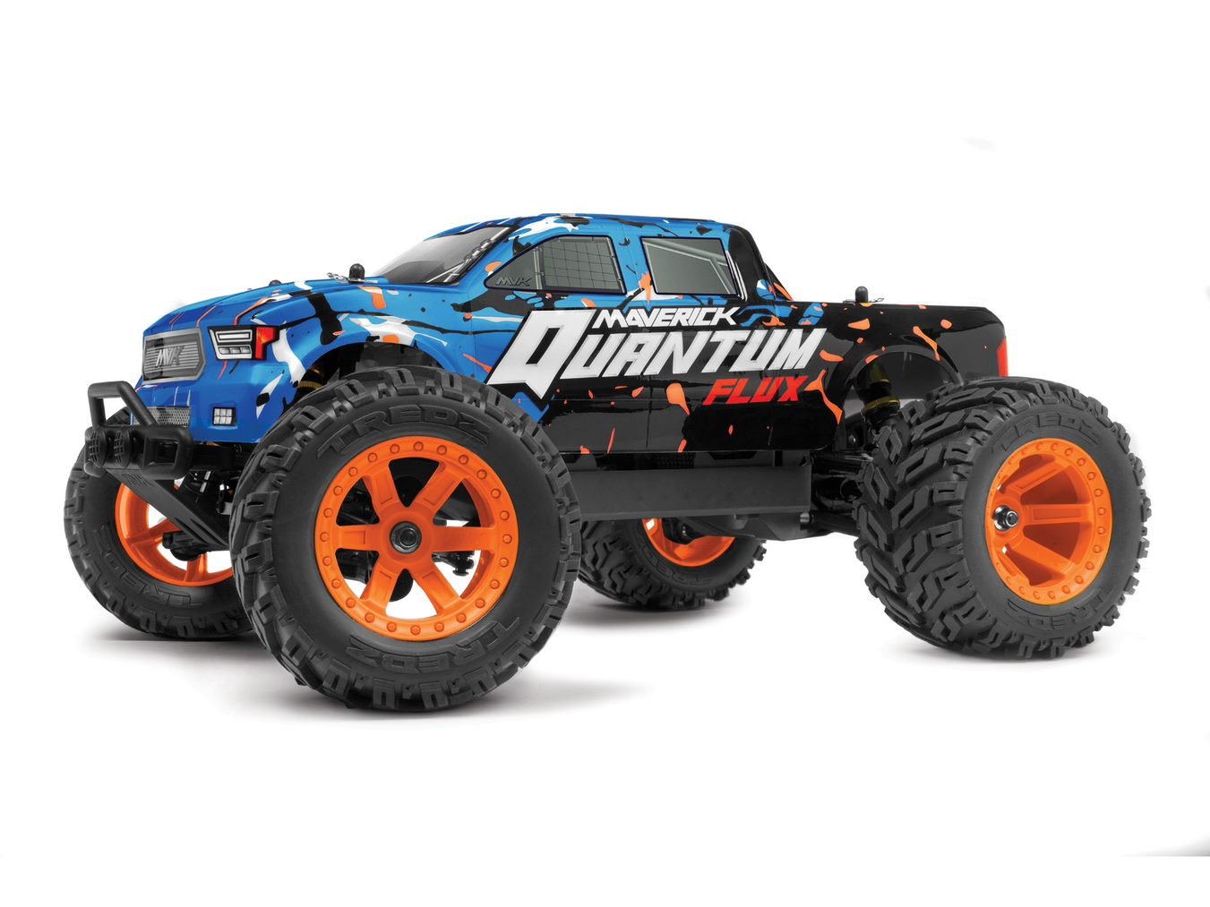 Maverick Quantum MT Flux V2 80A 1/10 4WD Monster Truck - Blue/Orange