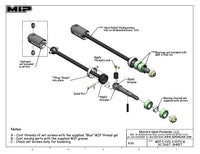 MIP - Moore's Ideal Products - C-CVD Kit for Slash/Nitro Rustler and Stampede - Hobby Recreation Products