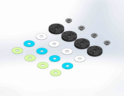 MIP - Moore's Ideal Products - MIP Bypass1 Pistons 6-Hole Set 16mm, Mugen 1/8th - Hobby Recreation Products