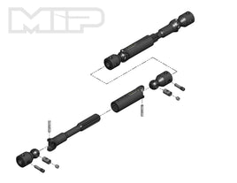MIP - Moore's Ideal Products - MIP HD Driveline Kit, Traxxas TRX-4 Bronco - Hobby Recreation Products