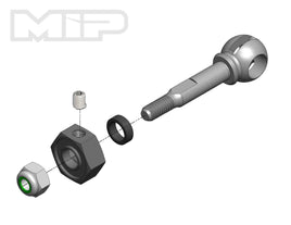 MIP - Moore's Ideal Products - MIP X-Duty, CVD Axle, 10mm Offset w/ 5mm Bearing - Hobby Recreation Products