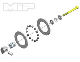 MIP - Moore's Ideal Products - Super Diff, Carbide Rebuild Kit for TLR 22 Series - Hobby Recreation Products