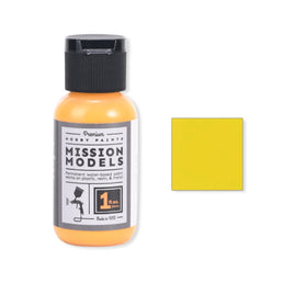 Mission Models - Acrylic Model Paint, 1oz Bottle Farm Tractor Yellow - Hobby Recreation Products
