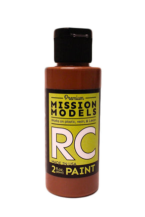 Mission Models - Water-based RC Paint, 2 oz bottle, Brown - Hobby Recreation Products