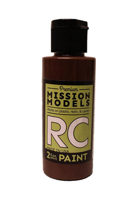 Mission Models - Water-based RC Paint, 2 oz bottle, Dark Brown - Hobby Recreation Products