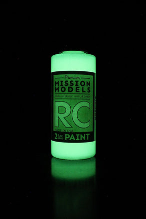 Mission Models - Water-based RC Paint, 2 oz bottle, Night Glow - Hobby Recreation Products