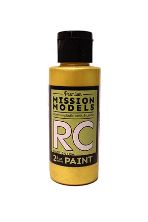 Mission Models - Water-based RC Paint, 2 oz bottle, Pearl Gold - Hobby Recreation Products