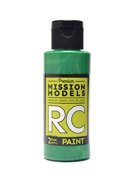 Mission Models - Water-based RC Paint, 2 oz bottle, Pearl Green - Hobby Recreation Products