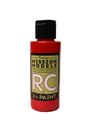 Mission Models - Water-based RC Paint, 2 oz bottle, Pearl Red - Hobby Recreation Products
