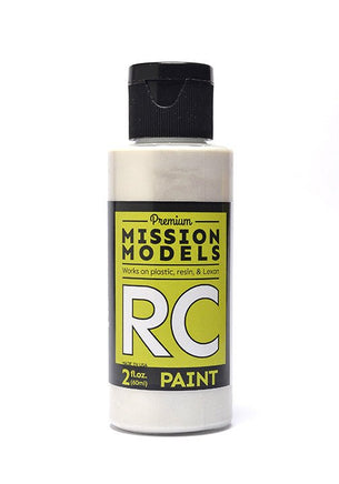 Mission Models - Water-based RC Paint, 2 oz bottle, Pearl White - Hobby Recreation Products