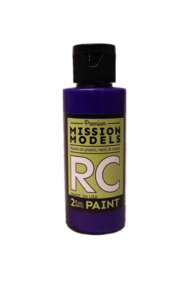 Mission Models - Water-based RC Paint, 2 oz bottle, Translucent Blue - Hobby Recreation Products