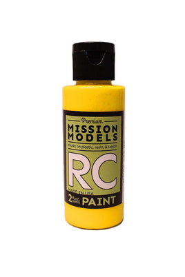 Mission Models - Water-based RC Paint, 2 oz bottle, Translucent Yellow - Hobby Recreation Products