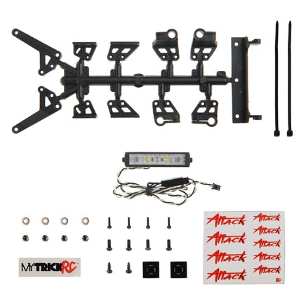 MyTrickRC - 2" High Power Light Bar Kit - 1-2" High Power Light Bar with Mounting Brackets and Hardware - Hobby Recreation Products