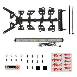 MyTrickRC - 6" High Power Light Bar Kit - 1-6" High Power Light Bar with Mounting Brackets and Hardware - Hobby Recreation Products