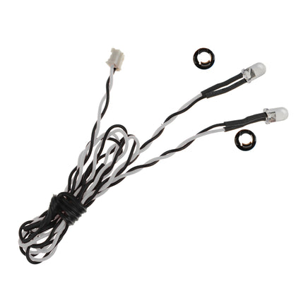 MyTrickRC - White Dual LED 5mm - 2-LEDs on Single Lead - Hobby Recreation Products