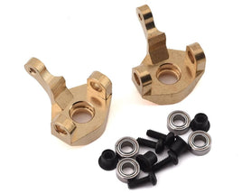 Panda Hobby - Brass Front Steering Knuckle with Ball Bearings fits Tetra18 X1, X1T, X2, X2T, K1 (2pcs) - Hobby Recreation Products