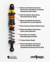 Pit Bull Tires - BDS KRONIK Shocks, 90mm, (2pcs) - Hobby Recreation Products