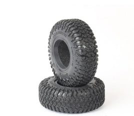 Pit Bull Tires - Braven Bloodaxe 3.45x1.11-1.55" Scale Tires, Alien Kompound (Super Soft), w/ Foams (2) - Hobby Recreation Products