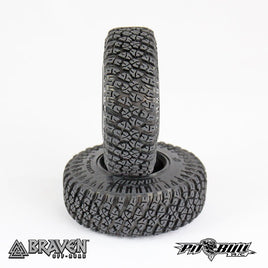 Pit Bull Tires - Braven Ironside 1.9" Scale Tires, Alien Kompound w/ Foam 2pcs - Hobby Recreation Products