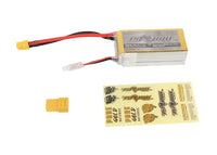 Pit Bull Tires - Pure Gold 50C 3S 4300mAh 11.1V Softcase LiPo Battery, with LED Battery Check - XT60 and T Plug - Hobby Recreation Products