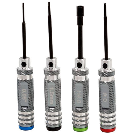 Power Hobby - 0.05" 1.5mm Hex 4.0mm Nut #0 Driver Tool Set, for 1/24 / Axial SCX24 - Hobby Recreation Products