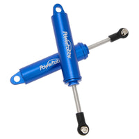 Power Hobby - 100mm Promatics Two Stage Internal Spring Shocks, Blue, 2 Shocks - Hobby Recreation Products