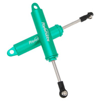 Power Hobby - 100mm Promatics Two Stage Internal Spring Shocks, Green, 2 Shocks - Hobby Recreation Products