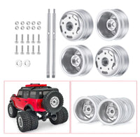 Power Hobby - 1/24 Axial SCX24 Aluminum Dually Wheels w/Driver Shaft - Hobby Recreation Products