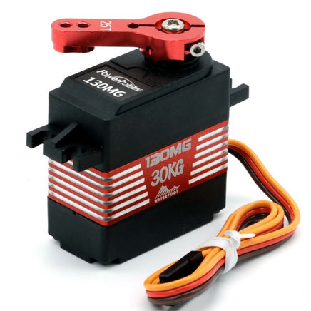 Power Hobby - 130MG 1/10 30kg High Speed Torque Metal Gear Waterproof HV Servo - Hobby Recreation Products