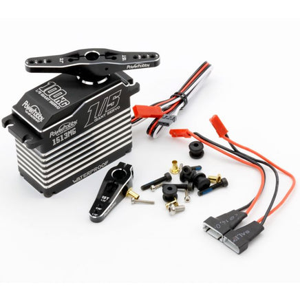 Power Hobby - 1513MG 1/5 Waterproof Steel Gear High Torque Brushless Aluminum Servo, 2S to 4S Compatibility - Hobby Recreation Products