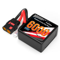 Power Hobby - 2S 6000MAH 200C Drag Lipo Battery Pack 2S4P w/8AWG Wire QS8 Plug - Hobby Recreation Products